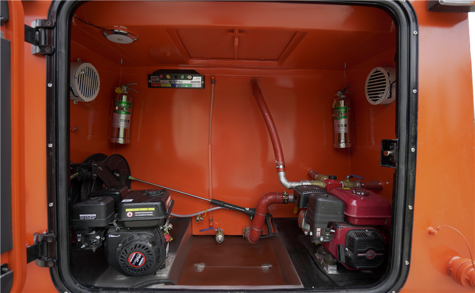 Pásové úžitkové terénne vozidlo – hasičské auto